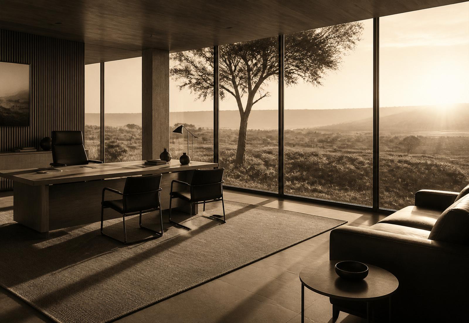 A managed office in South Africa
